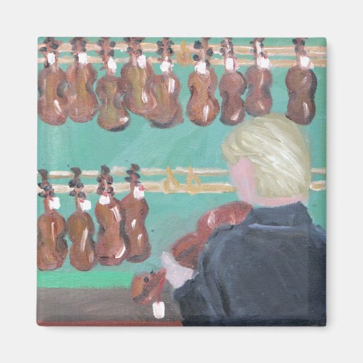 パリヴァイオリン店 マグネット (正面)