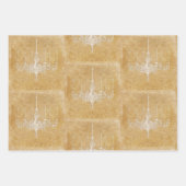 パリヴィンテージギルドロコエフェメラウエレガントーマン ラッピングペーパーシート (正面2)