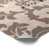 パリヴィンテージシャビーシックエッフェルタワー ポスター (角)