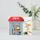 パリヴィンテージトラベルツーリズム追加 ポストカード (スタンド正面)