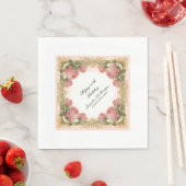 パリヴィンテージバラマナーハウスバースデーパーティー スタンダードランチョンナプキン (インサイチュ)