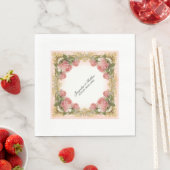 パリヴィンテージバラマナーハフォーマルウス結婚ズ スタンダードランチョンナプキン (インサイチュ)