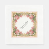 パリヴィンテージバラマナーハフォーマルウス結婚ズ スタンダードランチョンナプキン (正面)