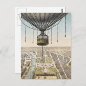 パリヴィンテージバルーンポストカード ポストカード (正面/裏面)