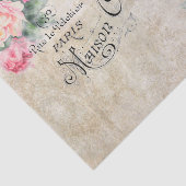 パリヴィンテージピンクウォーターカラーバラティッシュペーパー 薄葉紙 (詳細)