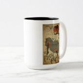 パリヴィンテージフランスのカンダンサー ツートーンマグカップ (正面右)