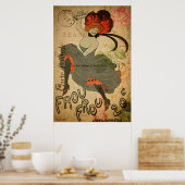 パリヴィンテージフランスのカンダンサー ポスター (キッチン)