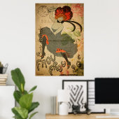 パリヴィンテージフランスのカンダンサー ポスター (ホームオフィス)