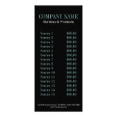 パリヴィンテージフローラバタフライスパ美しいサロン ラックカード (裏面)