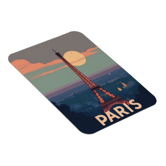 パリヴィンテージマグネットレトロエッフェルタワートラベル マグネット (右側)
