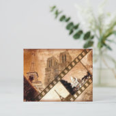 パリヴィンテージルックポストカード ポストカード (スタンド正面)