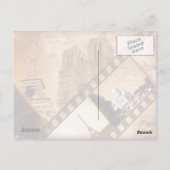 パリヴィンテージルックポストカード ポストカード (裏面)