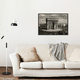 パリヴィンテージ凱旋門1943 フォトプリント           