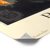 パリヴィンテージ旅行ポスター1935 ポスター (角)