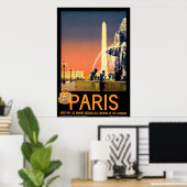 パリヴィンテージ旅行ポスター ポスター (ホームオフィス)