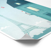 パリヴィンテージ旅行ポスター ポスター (角)