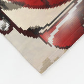 パリヴィンテージ:はがきスタイル フリースブランケット (角)