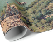 パリ万博のパノラマ ラッピングペーパー (ロールコーナー)