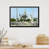 パリ万博1900ヴィンテージポスターへの入場 ポスター (キッチン)