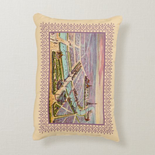 パリ万博1900枕 アクセントクッション (裏面(縦))