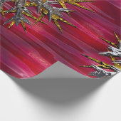 パリ上の大きい雪片15の足の ラッピングペーパー (角)