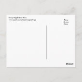 パリ上の星明かりの夜 ポストカード (裏面)