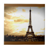 パリ上空の雲 タイル (正面)