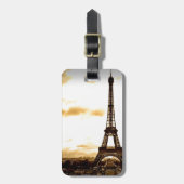 パリ上空の雲 ラゲッジタグ (正面縦)