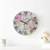 パリ丸アクリル壁時計 ラージ壁時計 (ホーム)