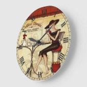 パリ丸アクリル壁時計 ラージ壁時計 (傾斜)