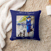 パリ人とペット クッション (ブランケット)