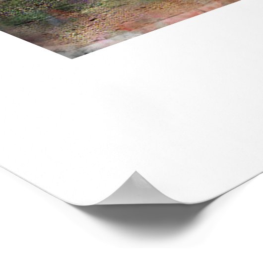 パリ公園の朝 ポスター (角)