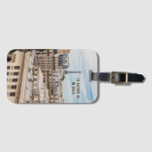 パリ写真ギフトウィズトラベル引用文 ラゲッジタグ (正面横)
