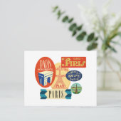 パリ切手 ポストカード (スタンド正面)