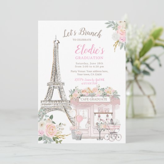 パリ卒業 招待状 (スタンド正面)