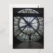 パリ博物館ドルセー時計 ポストカード (正面/裏面)