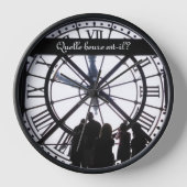 パリ博物館駅の時計 壁時計 (正面)