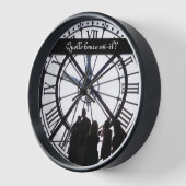 パリ博物館駅の時計 壁時計 (傾斜)