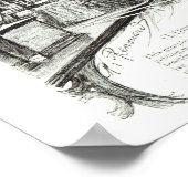 パリ博覧会への来場者 ポスター (角)