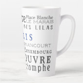 パリ及びその名所 カフェラテマグ (右)