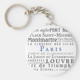 パリ及びその名所 キーホルダー