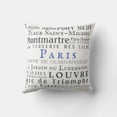 パリ及びその名所 クッション (裏面)