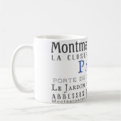 パリ及びその名所 コーヒーマグカップ (左)