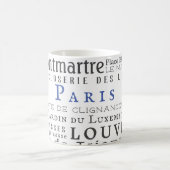 パリ及びその名所 コーヒーマグカップ (中央)