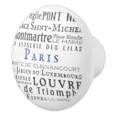 パリ及びその名所 セラミックノブ (右)