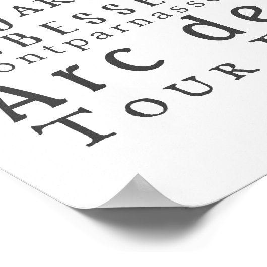 パリ及びその名所 ポスター (角)