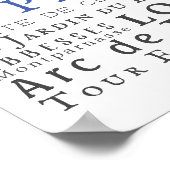 パリ及びその名所 ポスター (角)