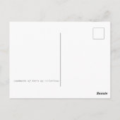 パリ及びその名所 ポストカード (裏面)