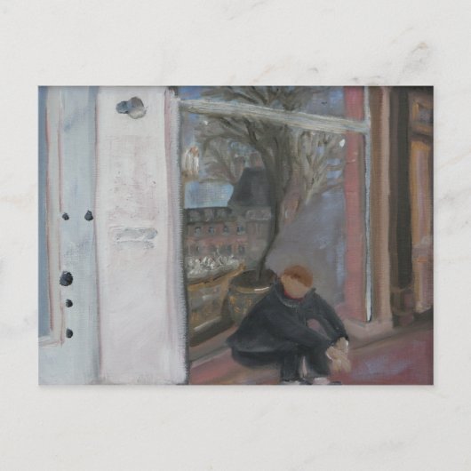 パリ反射 ポストカード (正面)