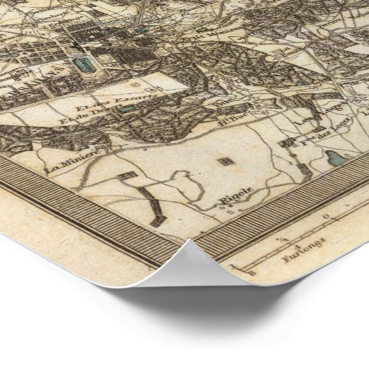 パリ周辺 ポスター (角)